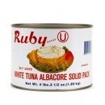 Ruby Salt Added White Tuna Albacore In Water, 4.2 lb