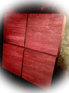 KILN Dried Exotic Purpleheart Bowl Blanks Lumber Lathe 6 X 6 X 2 Craft Wood Kit Set Supplies